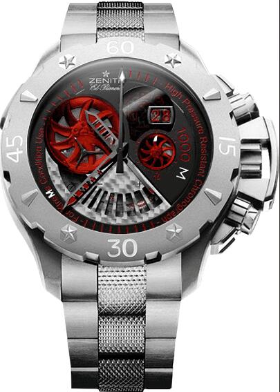 Replica Zenith Watch Defy Xtreme El Primero Grande Date Stealth 95.0527.4039/01.M530